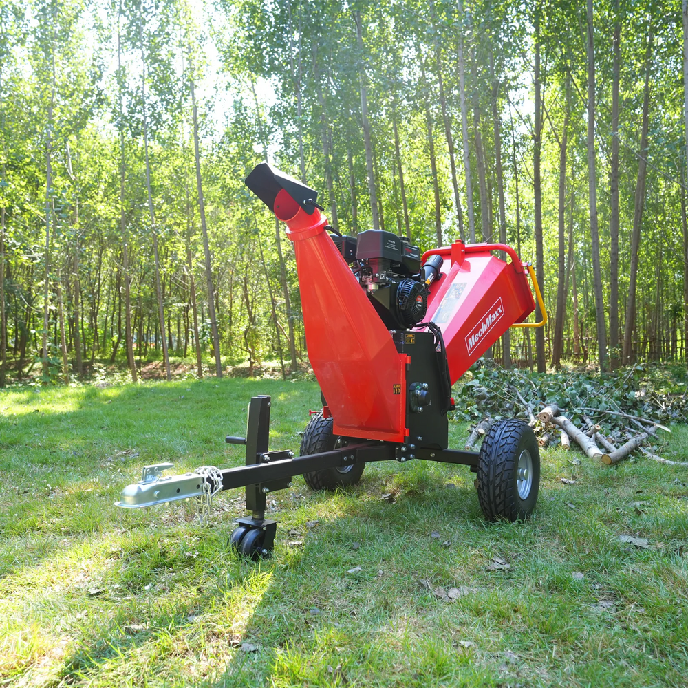 6 inch E-start ZONSEN 420cc 13.4hp Gasoline Engine Powered Drum Wood Chipper ,  P4206