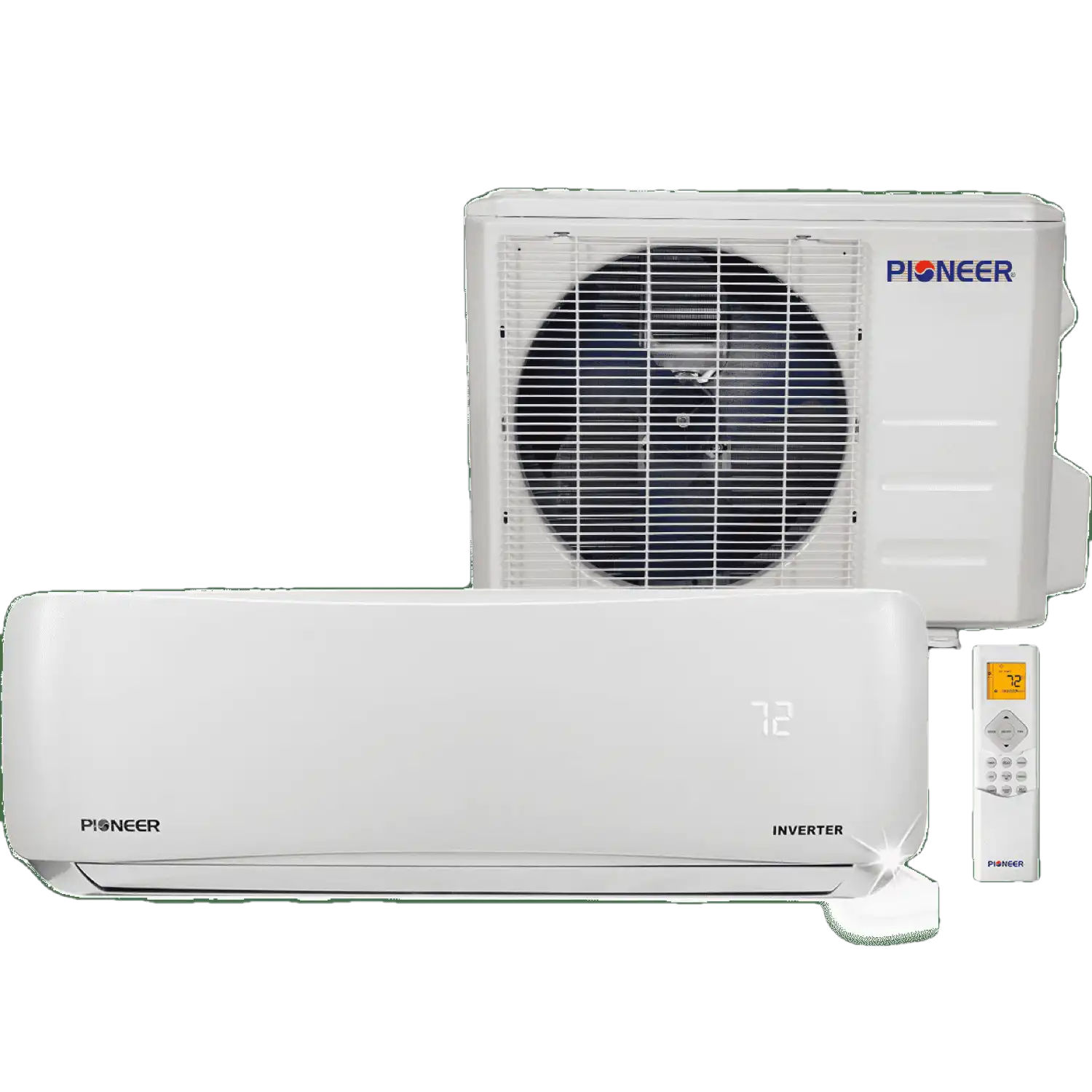 Pioneer WYS012AMFI19RL 12000 BTU 19.5 SEER 115V Ductless Mini-Split Air Conditioner Heat Pump System Full Set New