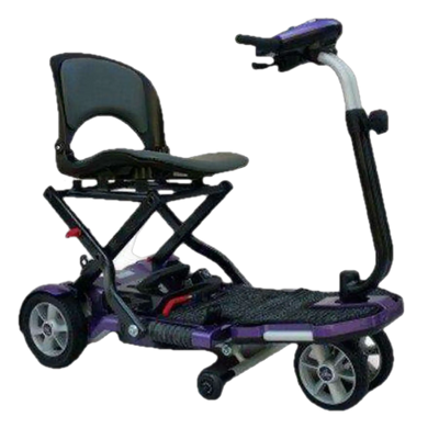 EV Rider Transport Plus Folding Scooter Plum Open Box