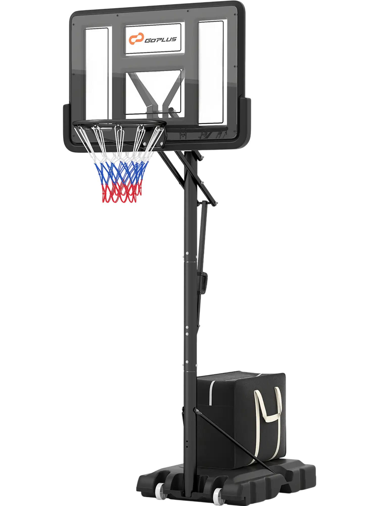 Costway Portable Basketball Hoop 4.6'-10' Height Adjustable 75698134 New