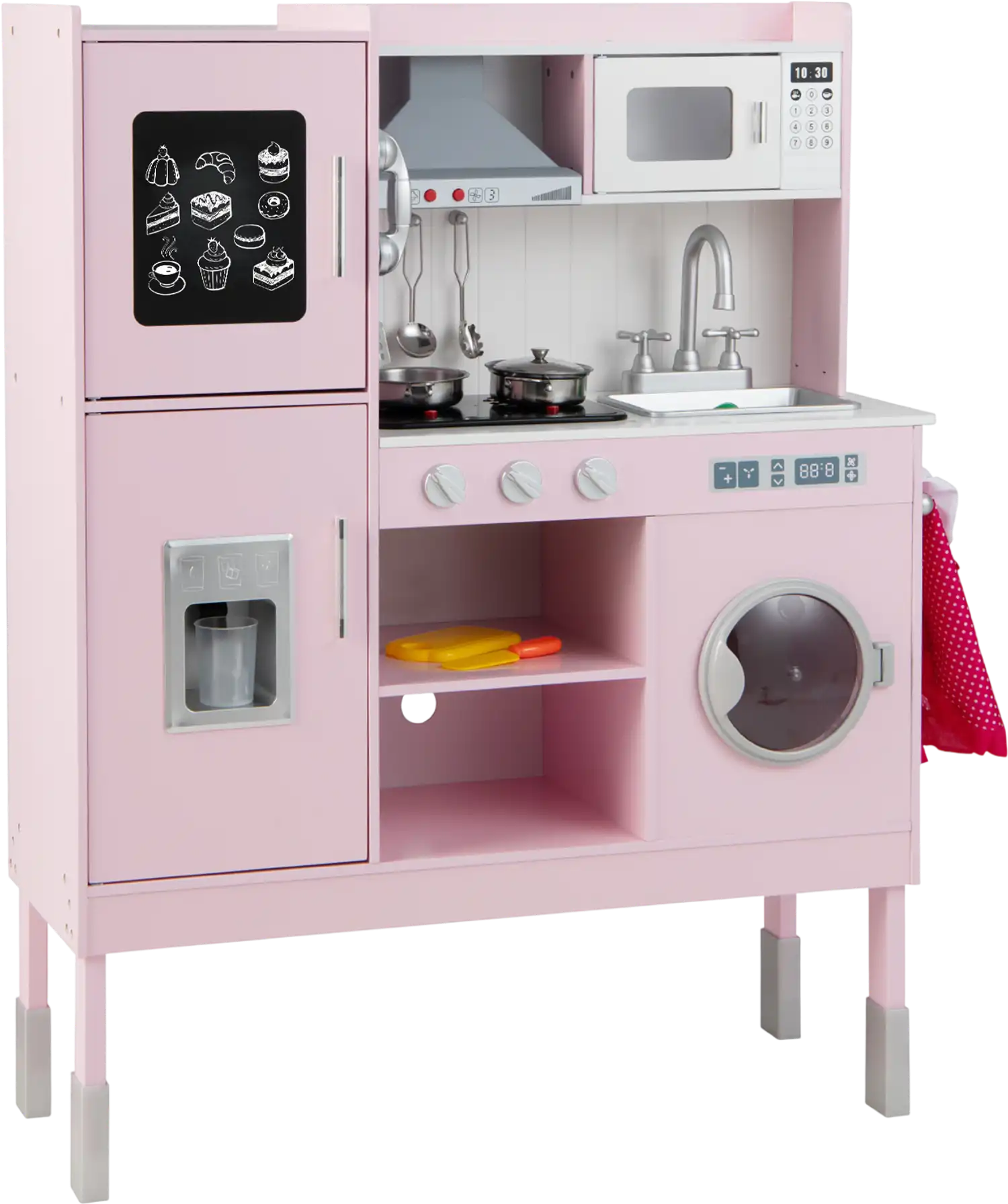 Costway Kids Pretend Play Kitchen 16-Pc Accessories 27915684 New