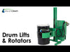Valley Craft Fully Powered Drum Lift and Rotator 90" Grip Counterweighted 1,000 Lb Capacity F80145A8 New