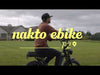 NAKTO F2 Fat Tire Electric Bicycle 6 Speed 20" 500W Motor with Peak 750W 28 MPH 60 Mile Range 48V 16Ah Lithium Battery Black New