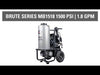 Simpson MB1518 Brute Series Pressure Washer 1500 PSI 1.8 GPM Hot Water Electric New