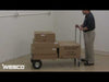 Wesco 219999 Spartan Sr Aluminum Hand Truck 2-in-1 Convertible with Rubber Wheels New