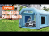 Vevor Inflatable Paint Booth 28' x 16' x 11' Spray Tent 960W 750W Blowers Air Filter System New