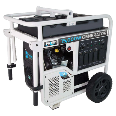 Pulsar PG15KVTW 12000W/15000W Gas Electric Start Portable Generator New