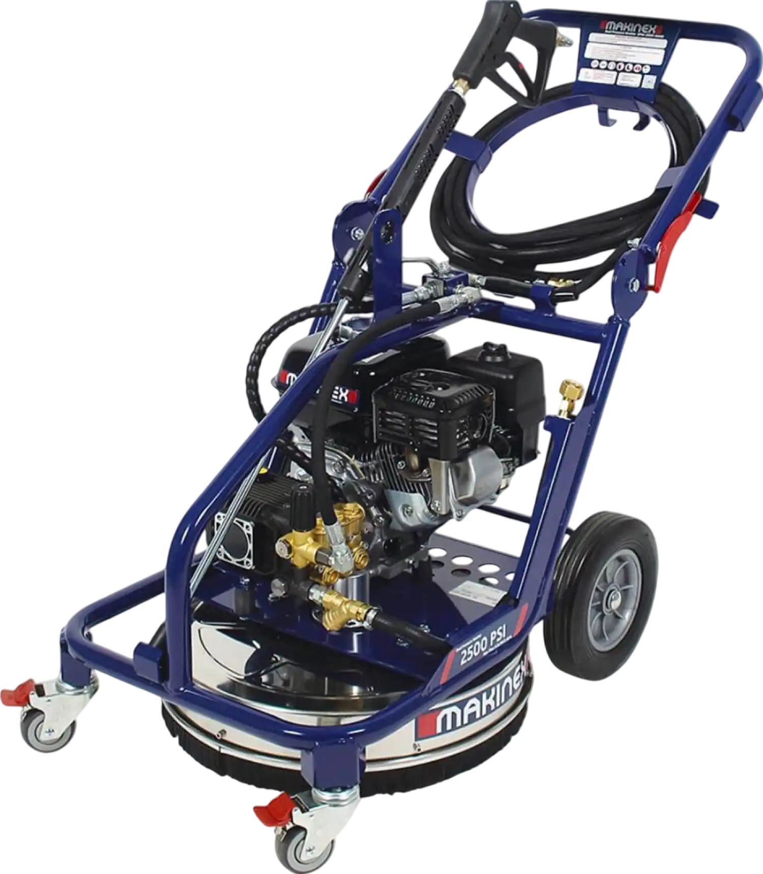 Makinex Dual Pressure Washer 1000-2500 PSI 2.5 GPM Honda GX200 Gas Engine New