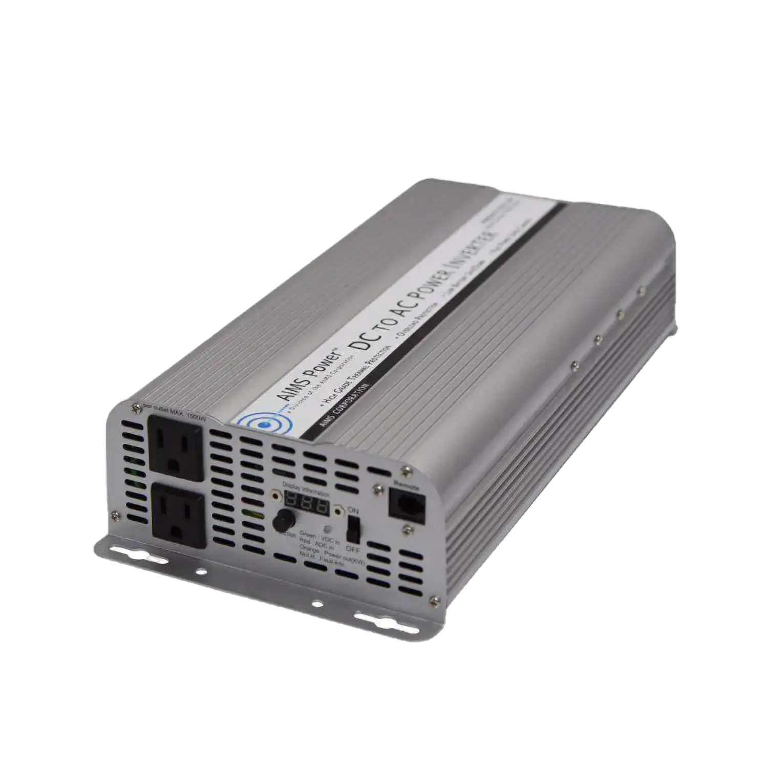 Aims Power PWRINV250012W 2500 Watt Power Inverter New