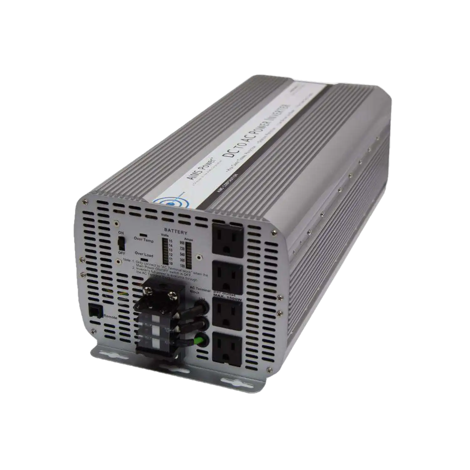 Aims Power PWRINV8KW12V 8000 Watt Power Inverter New