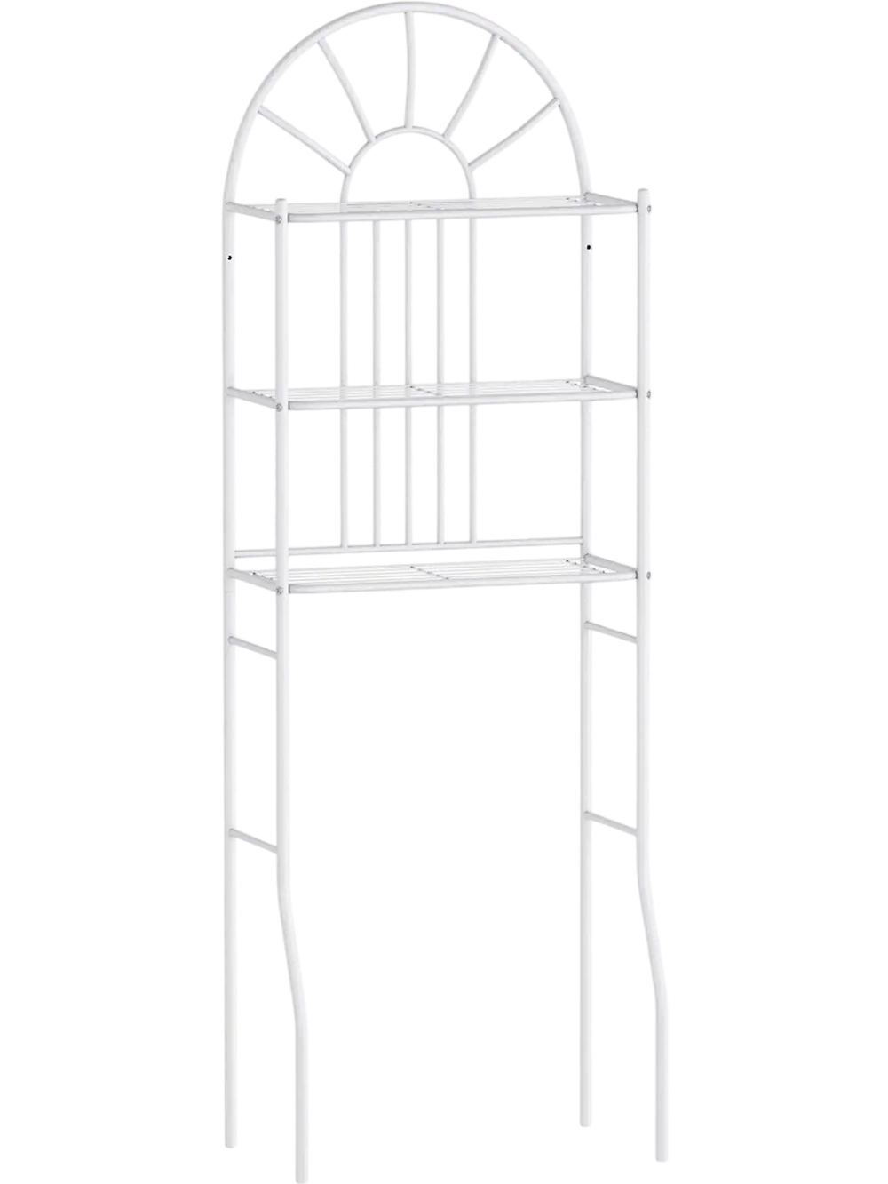 3-Tier Bathroom Rack Over-the-Toilet Storage Rack with 3 Shelves