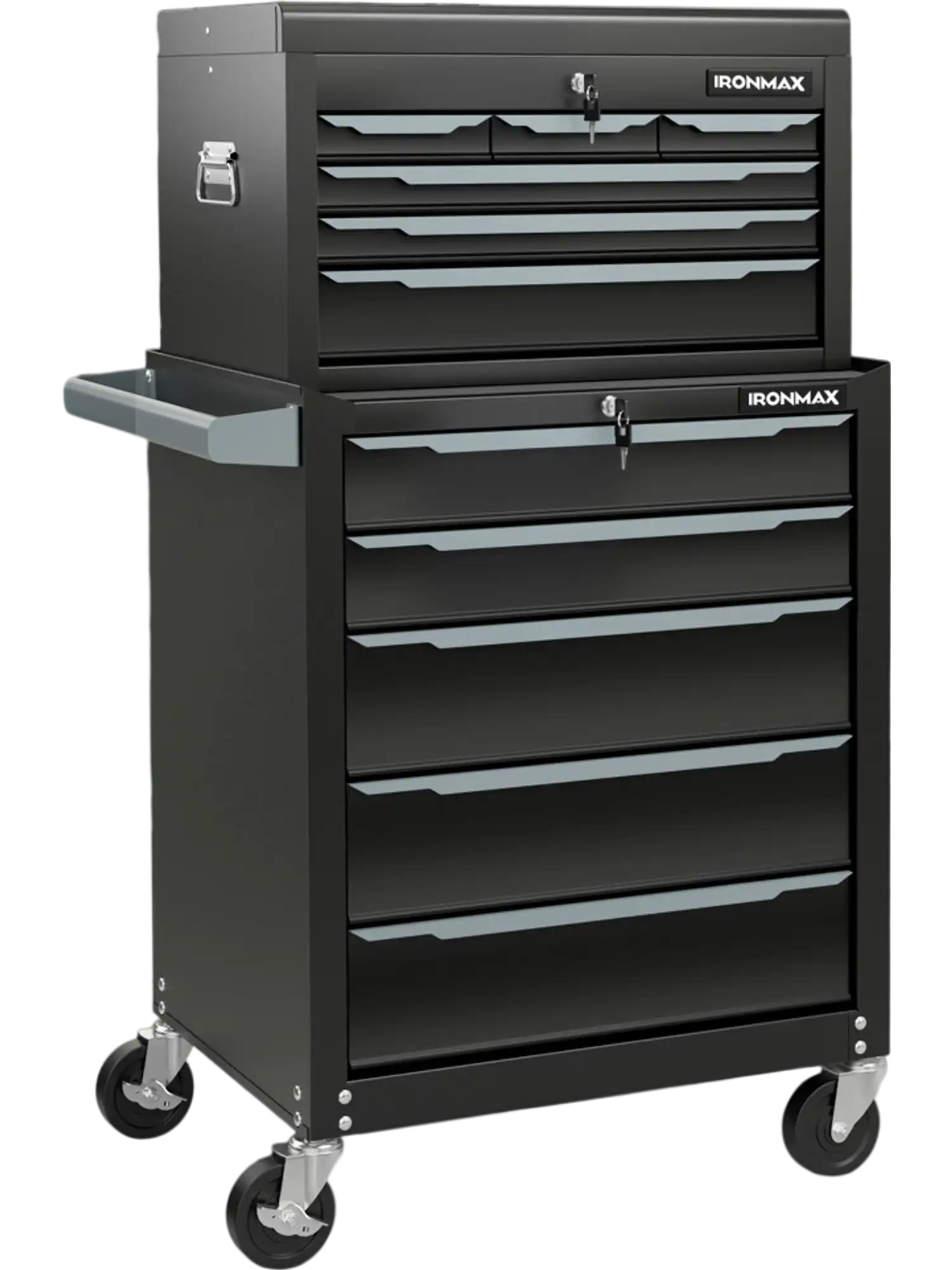 Costway Rolling Steel Tool Chest 11-Drawer Central Keyed Lock 67148395 New