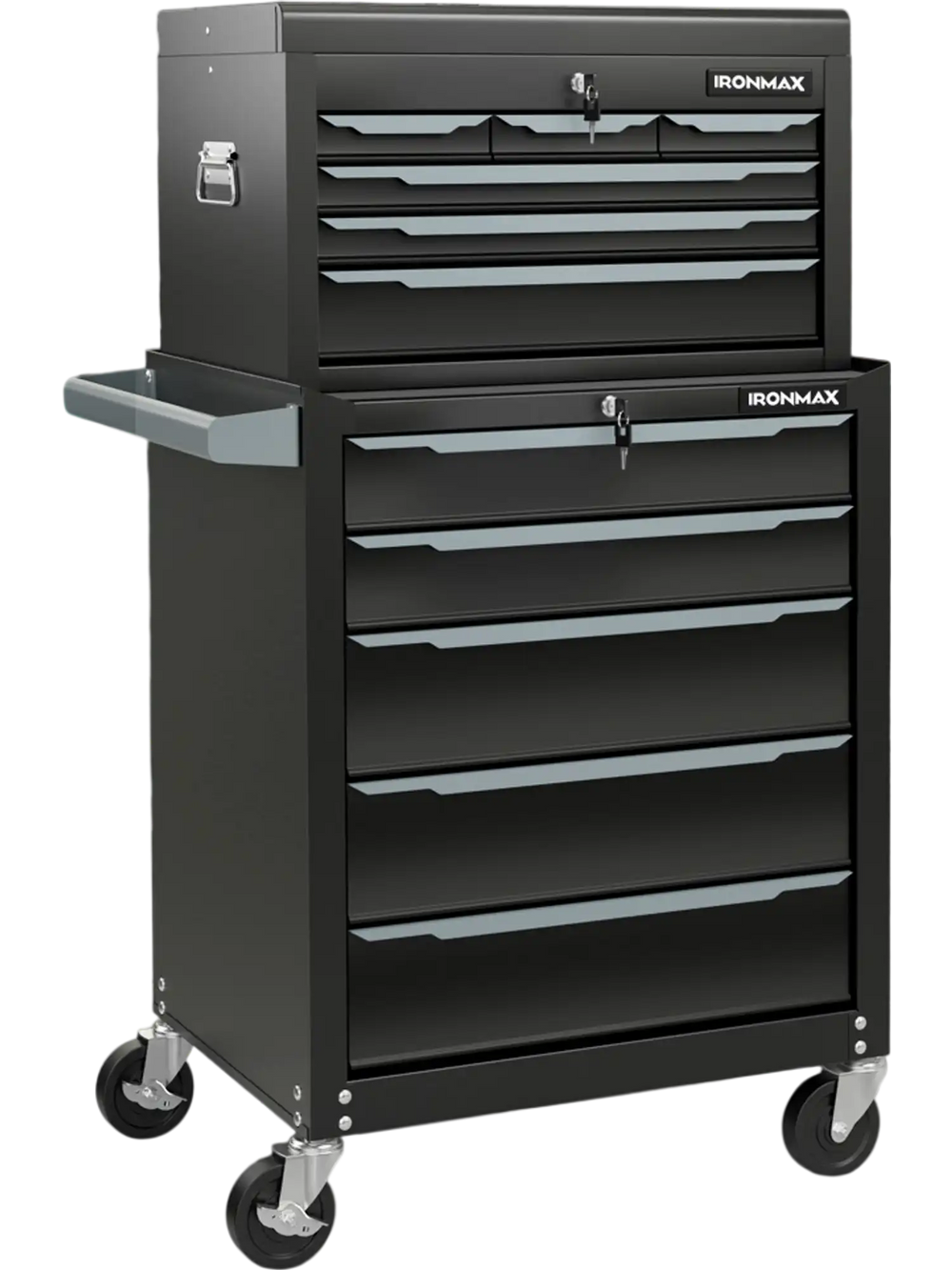 Rolling Steel Tool Chest with Hanging Holes and Central Keyed Locking System for Garage & Repair Shop - Gallery View 1 of 13