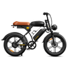 Cycrown CycRun Plus Vintage Moped Electric Bike Dual Battery 110 Mile Range 28 MPH 1250W New