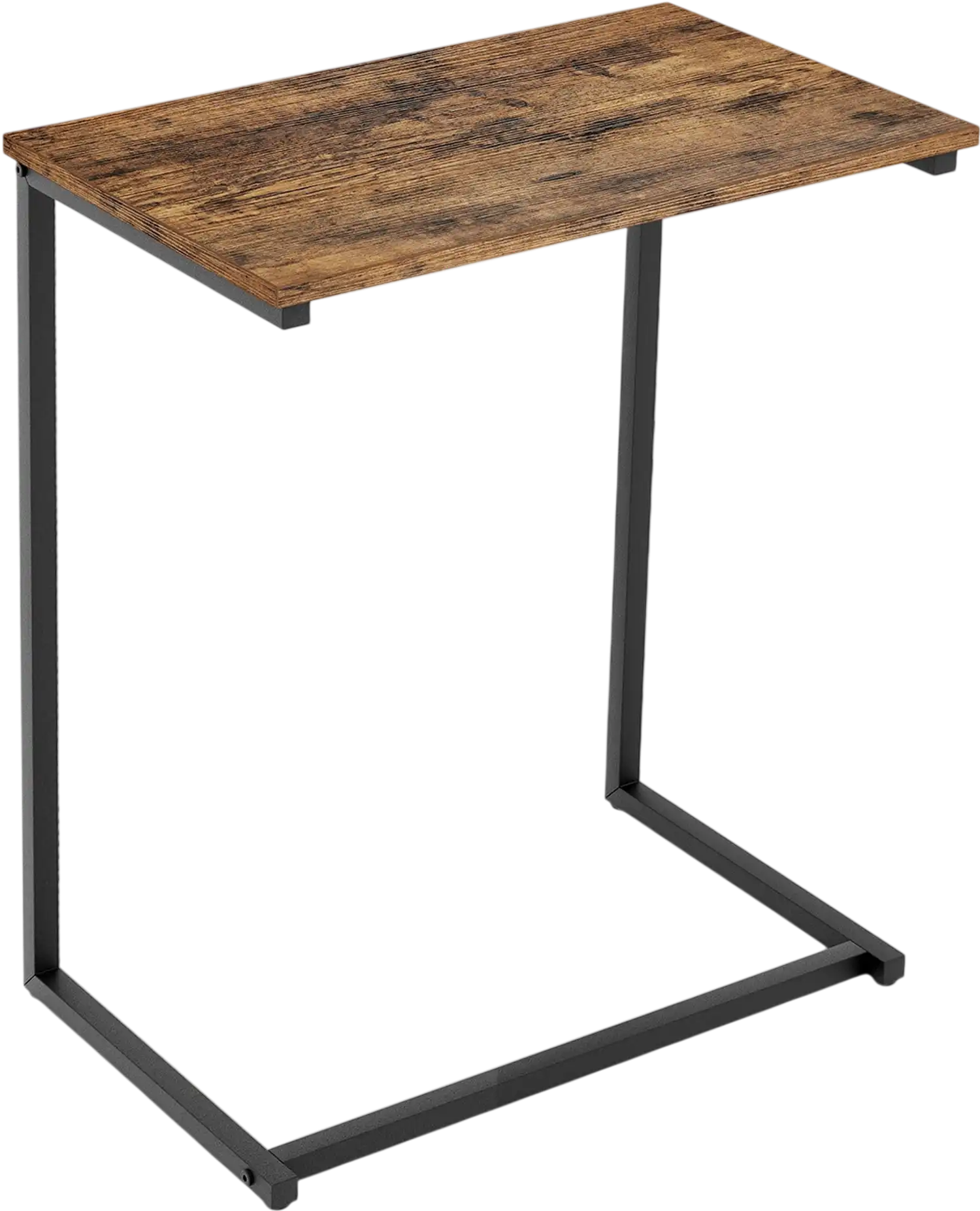 Costway C-Shaped Side Table Sofa Snack End Table Metal Frame 23046781 New