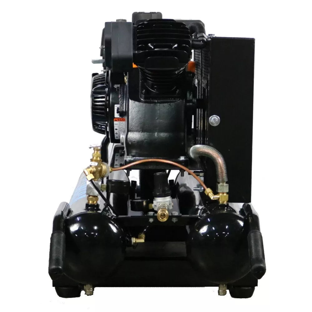 Mega Compressor MP-6510GBS Air Compressor Twin Tank 10 Gallon 6.5 HP 150 PSI Briggs & Stratton New