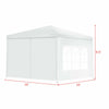 10x10 feet outdoor canopy tent with 4 removable sidewalls, featuring durable waterproof fabric and UV protection for.