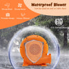 380W waterproof air blower with GFCI plug, designed for inflatables, featuring strong airflow and durable construction.