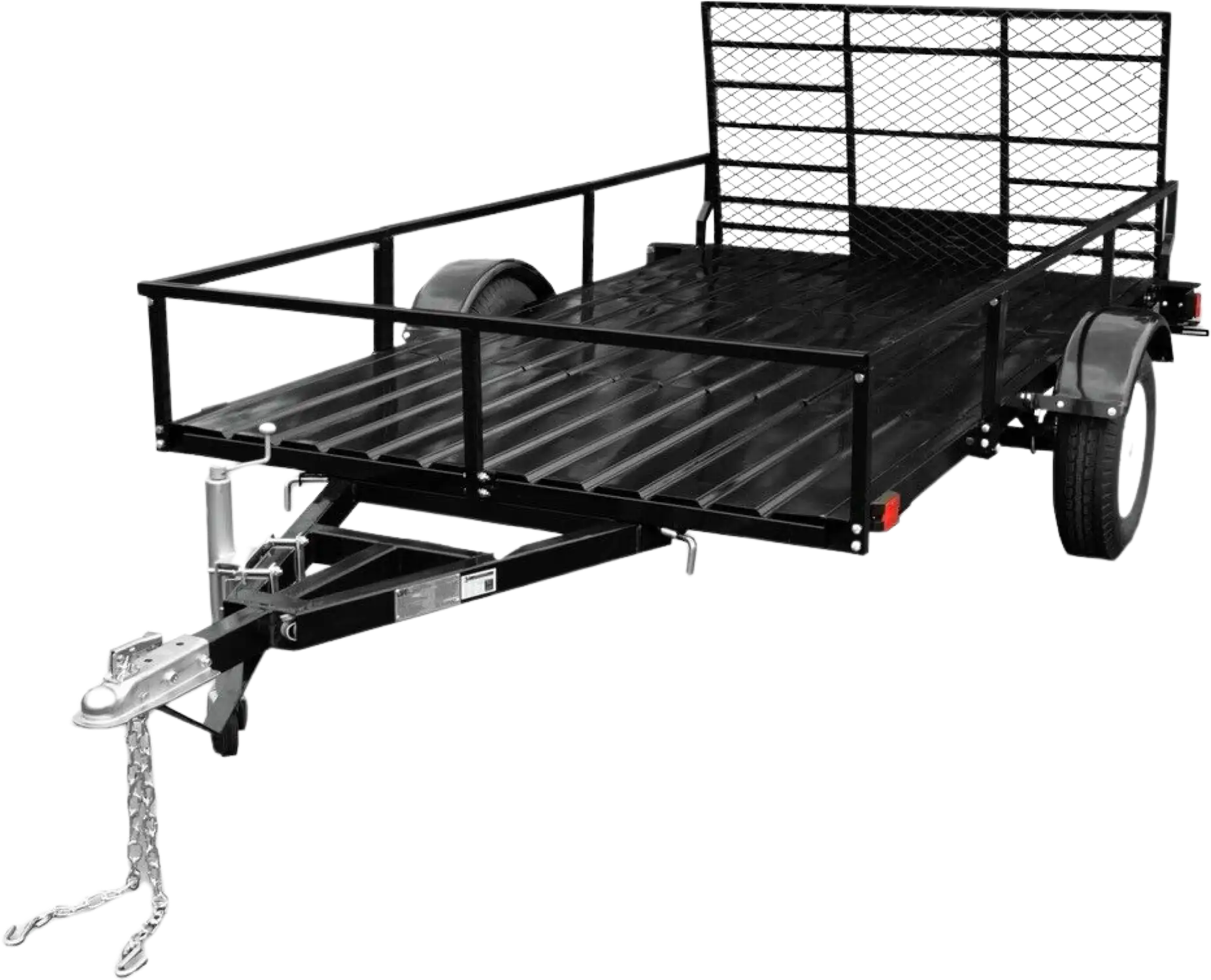 DK2 MMT6X10 1950 lb. Capacity 6 ft. x 10 ft. Drive-Up Gate Single Axle Trailer Kit New