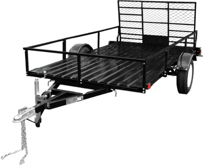 DK2 MMT6X10 1950 lb. Capacity 6 ft. x 10 ft. Drive-Up Gate Single Axle Trailer Kit New