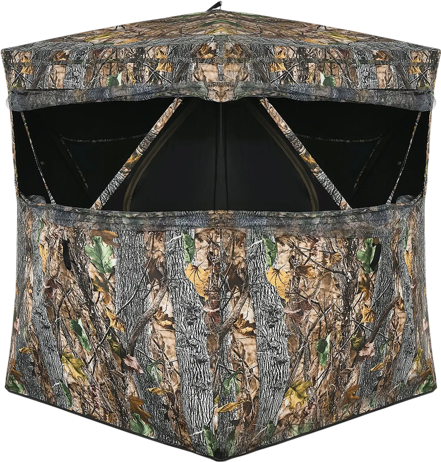 Costway 3 Person Portable Surround View Hunting Tent Slide Mesh Window 10324876 New