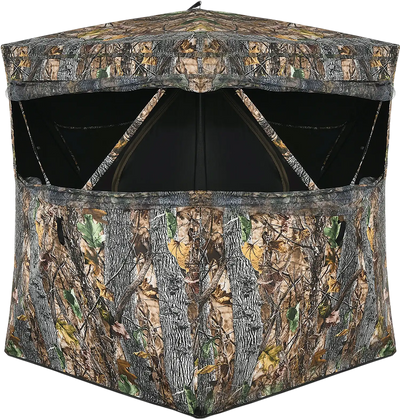 Costway 3 Person Portable Surround View Hunting Tent Slide Mesh Window 10324876 New