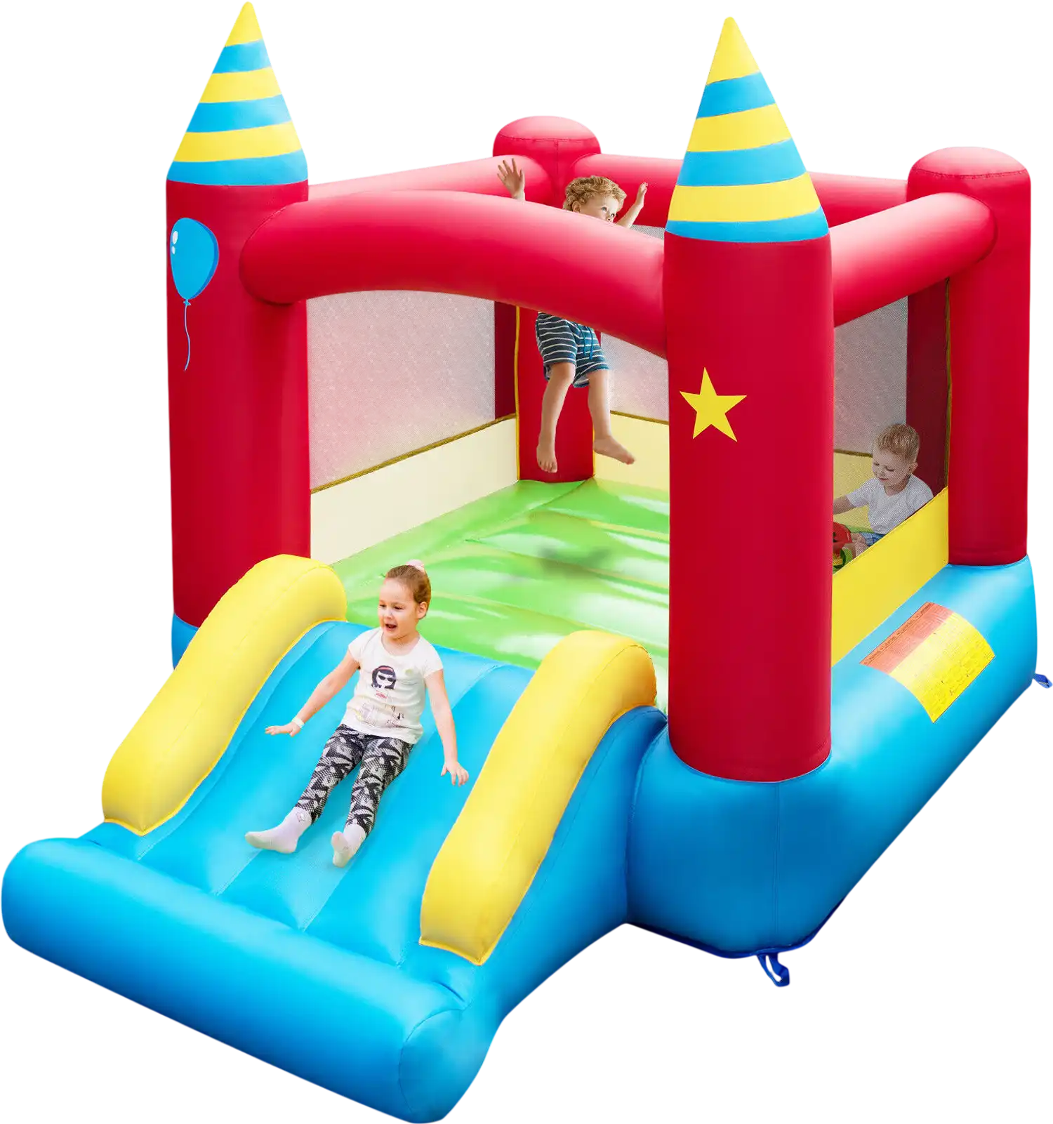 Costway Kids Inflatable Bounce Castle 58920637 New