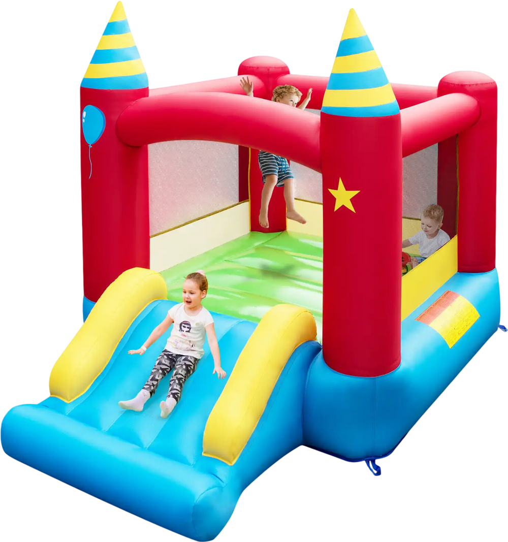 Kids Inflatable Bounce Castle Excluded Blower