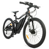 Ecotric Tornado E-Bike 48V 12AH 750W 20 MPH Full Suspension MTB Black TOR26LCD-MB New