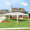 10 x 30 feet gazebo canopy tent with a sturdy steel frame, ideal for outdoor parties and events, featuring sun.