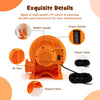 380W air blower with hidden handle, power switch, and air vent, made of durable PP for inflatables and outdoor use.