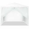 10 x 10 feet outdoor canopy tent with 4 removable sidewalls, featuring durable waterproof polyethylene for events and.