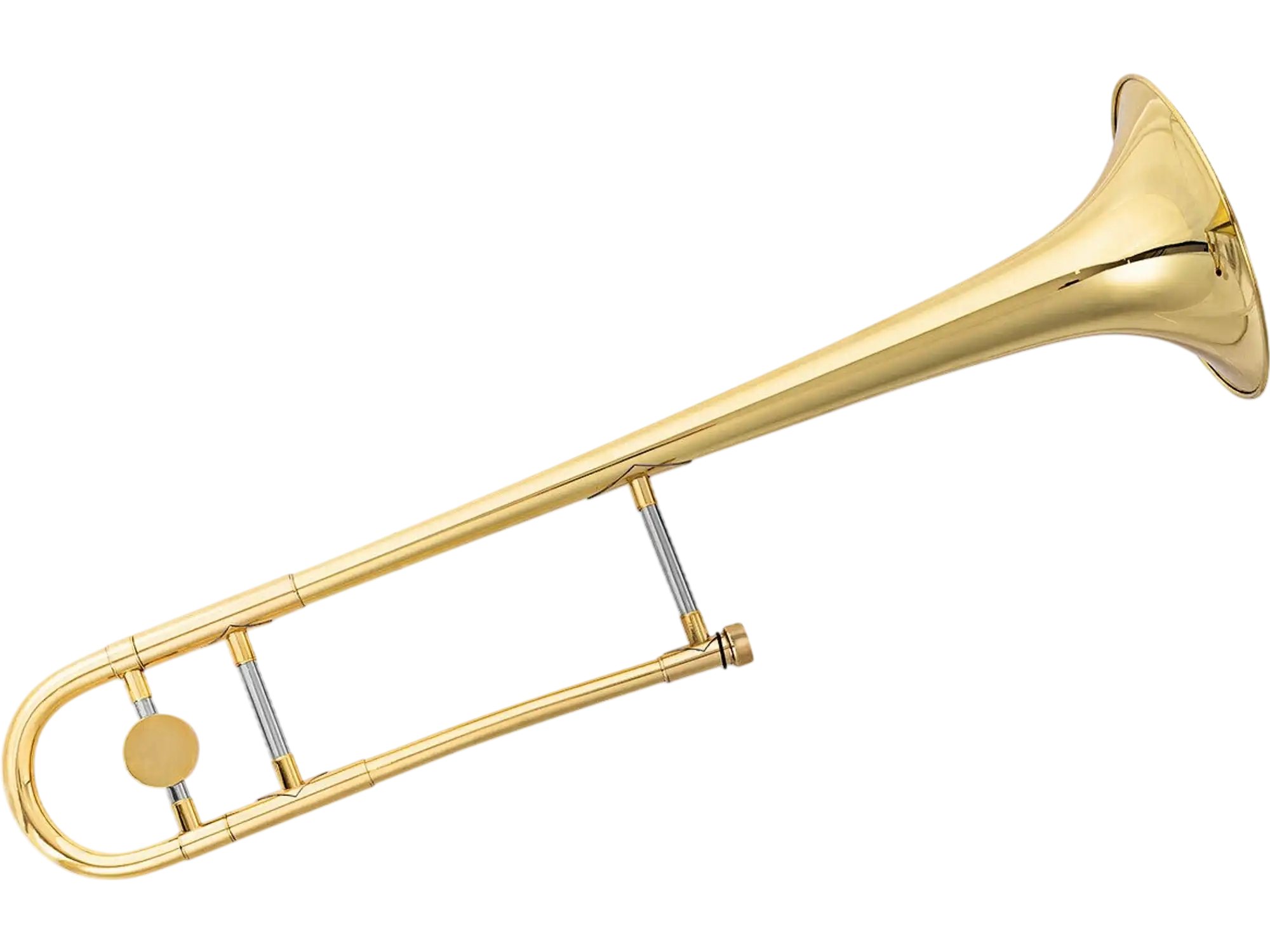Costway B Flat Trombone Golden Brass Mouthpiece 05983624 New