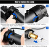 Step-by-step guide for replacing the UV lamp in the All-in-One 660 GPH Pond Filter Pump with Sterilizer.