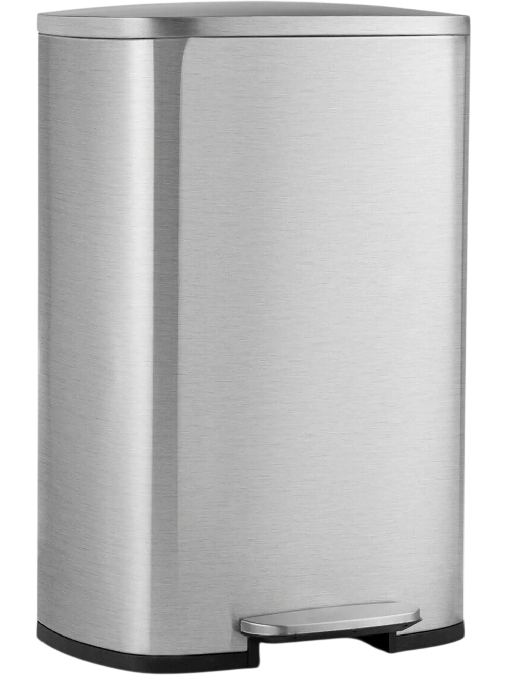 13.2 Gallon Stainless Steel Trash Garbage Can with Bucket