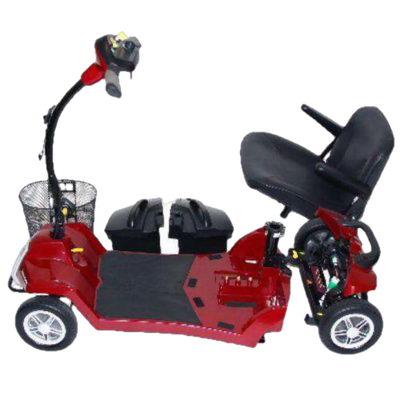 Shoprider 7A Escape 4-Wheel Portable Mobility Scooter New Red