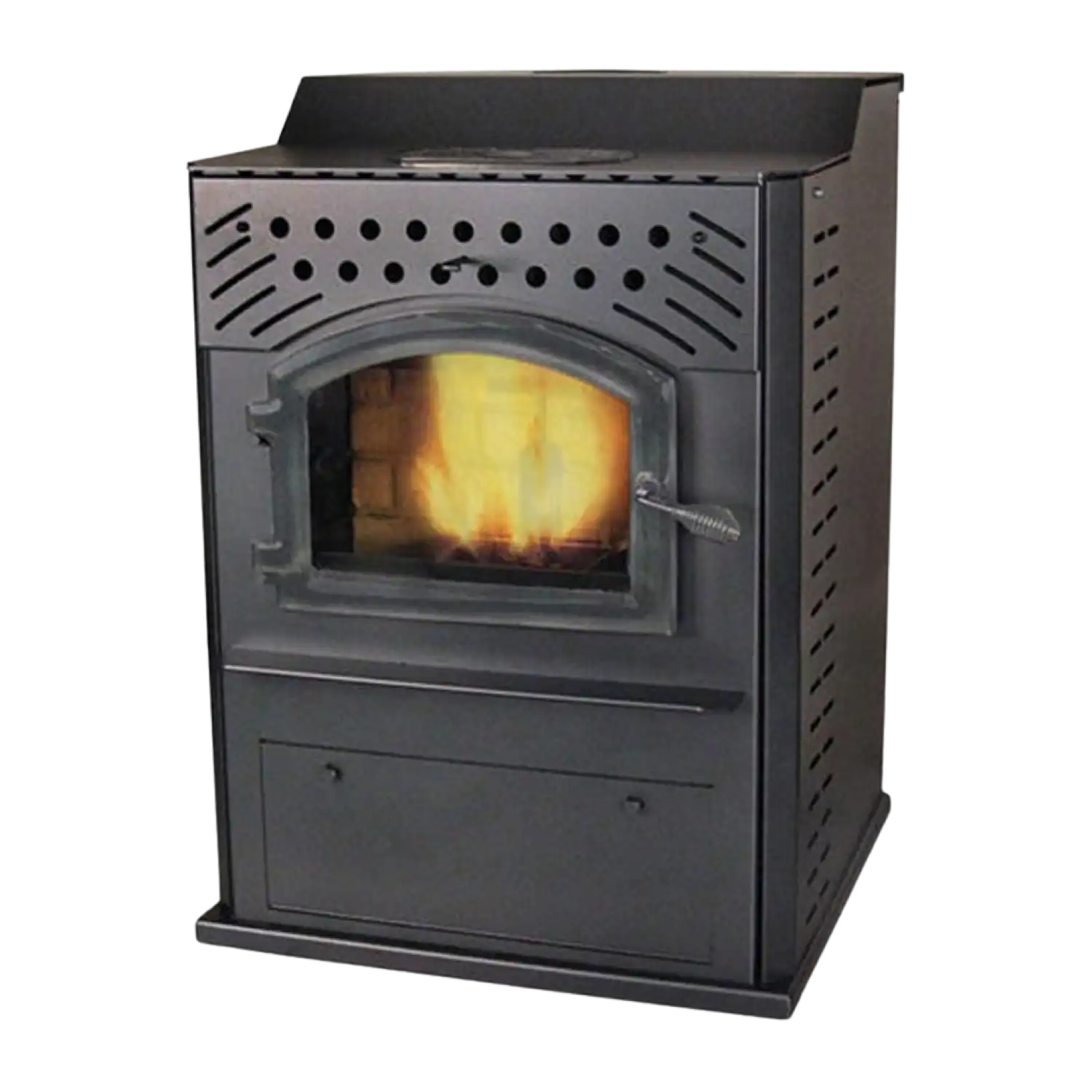 Magnum Winchester 40,000 BTU's Pedestal Corn Stove Black New