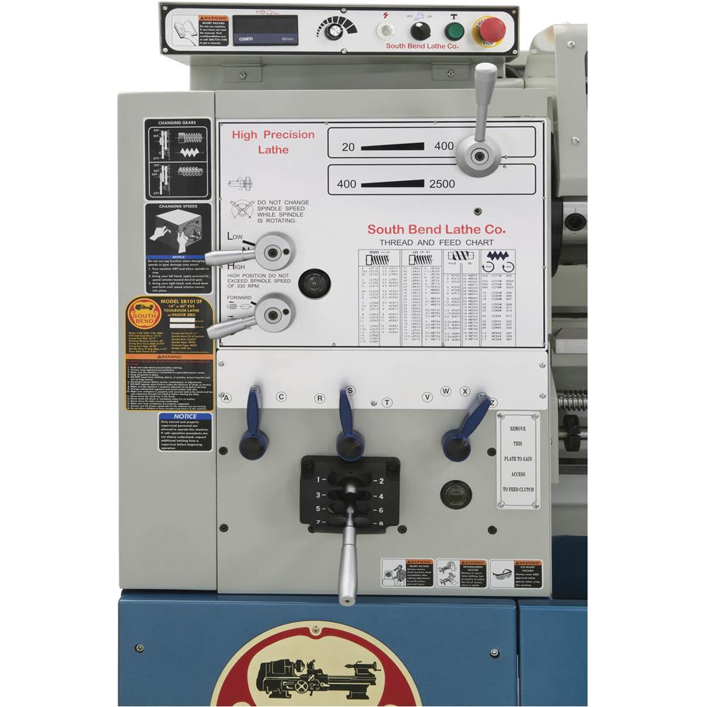South Bend SB1012F - 14" x 40" Lathe Electronic Variable-Speed with FAGOR DRO