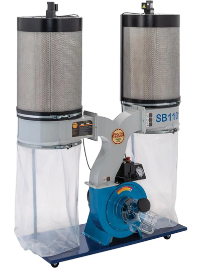 South Bend SB1101 Wood Dust Collector 3 HP Double Canister Dust Collector New