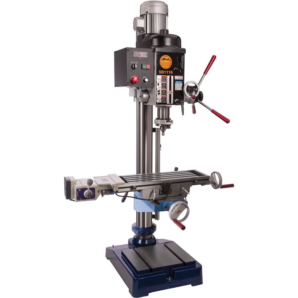 South Bend SB1116 - 21" Variable-Speed Gearhead Drill Press With Cross-Slide Table