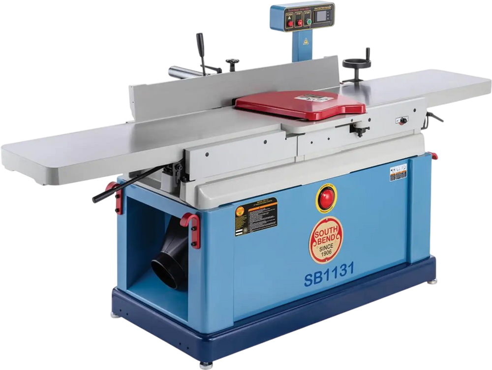 South Bend SB1131 - 16" Parallelogram Jointer with Helical Cutterhead & DRO