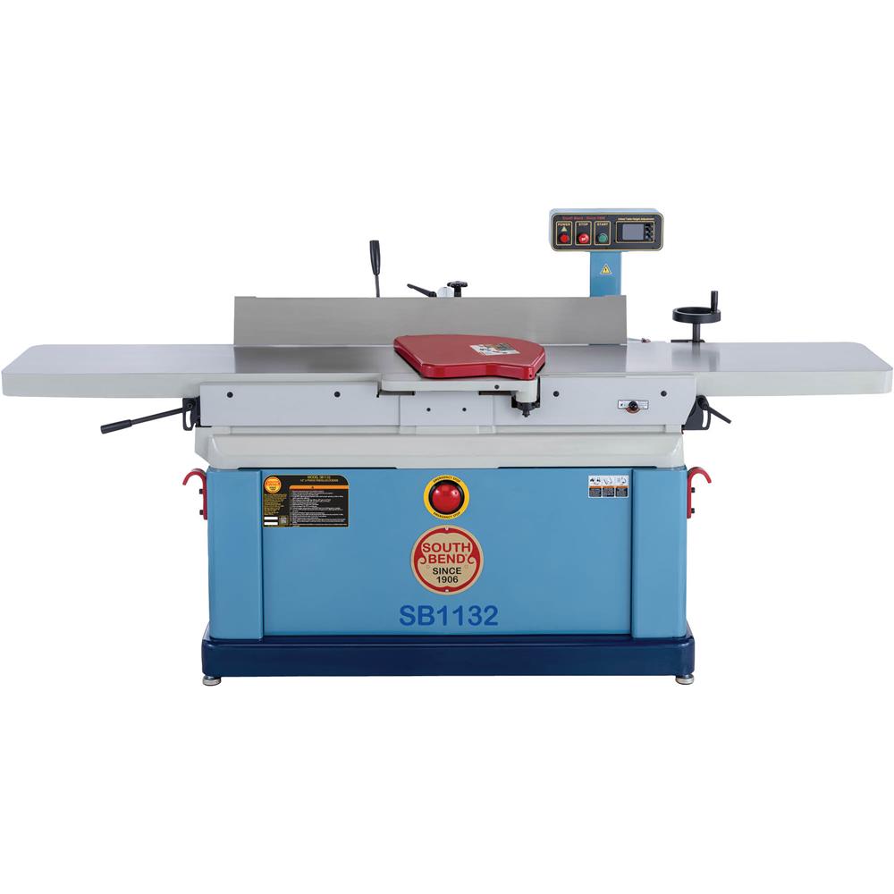 South Bend SB1132 - 16" 3-Phase Parallelogram Jointer with Helical Cutterhead & DRO