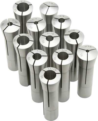 South Bend SB1280 Lathe Tooling Collets Precision R-8 Collet Set of 12 New