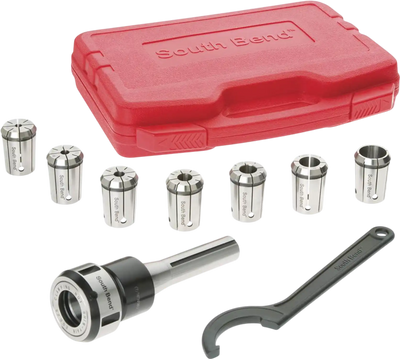South Bend SB1348 Lathe Tooling Collets 8-Piece Quick Change Collet Set R8 New