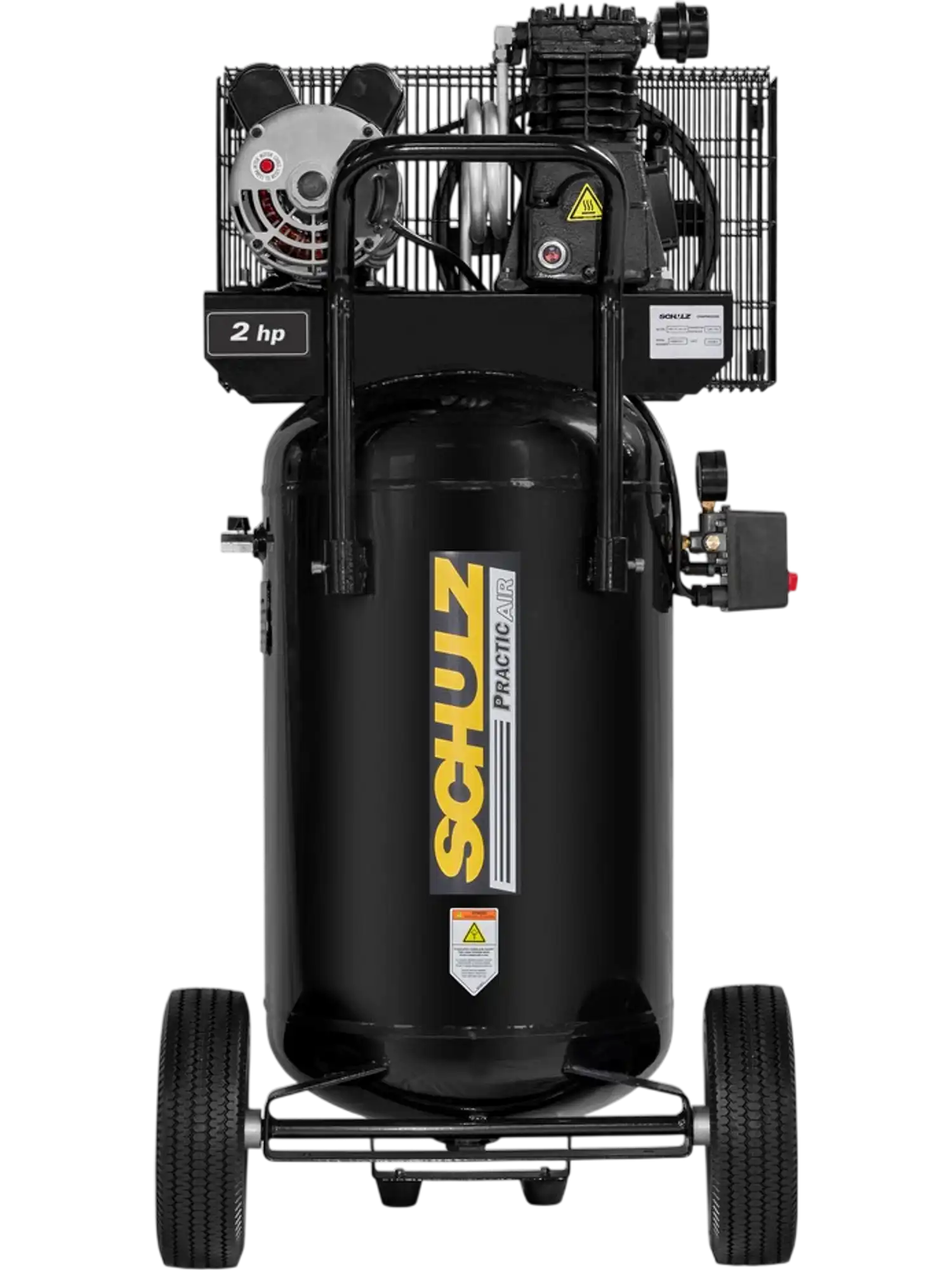 Schulz Practic Air Compressor 2 HP 24 gal. 1-Stage 115V 1-Phase 10 CFM 145 PSI 224VL10X-1 New