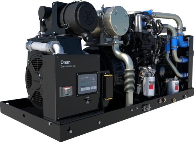 Cummins Onan SD20 20kW Generator 20HDKDB-02 Commercial Mobile Diesel 3-Phase 120V/208V New