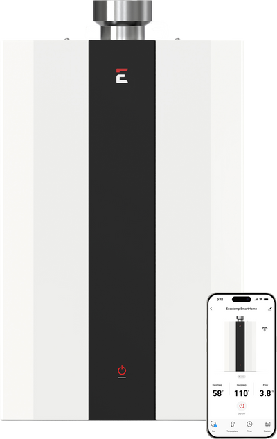Eccotemp SH12-A SmartHome Tankless Water Heater Natural Gas 4 GPM Indoor Wi-Fi Open Box