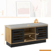 Shoe bench with 6 storage compartments, 3 adjustable shelves, and natural wood finish for versatile shoe organization.