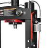 75 Ton H-Frame Air/Hydraulic Shop Press with Hand Winch,  Fully Welded Steel Frame,  Safety Guard,  Foot Pedal Control,  HSP75
