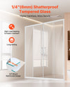 VEVOR Semi-frameless Shower Door - Image 2